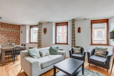 Image de Duplex Tolosa T3 80m2\/ Dôme La Grave\/ St-Cyprien\/Pont-Neuf\/Parking privé gratuit