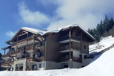 Image de Beau 2 pièces avec piscine et accès direct aux pistes Les Saisies Bisanne 1500