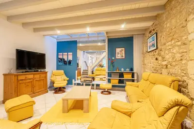 Image de Maison de vacances 'La Ferme - Gîtes De La Tournerie' avec piscine partagée, terrasse et Wi-Fi