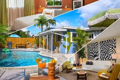 Image de 5 mins to Pompano Beach - Artful Interior - Private Club Style Pool