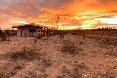 Image de Sunset Ranch, a private acre lot facing open ranch land and high planes desert