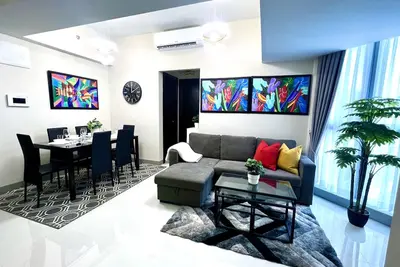 Image de Cozy and Modern 2 Bedrooms + Maid’s Room| Bathtub | 600 Mbps