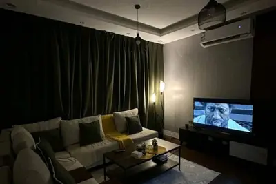 Cozy 1-Bedroom Apartment with Inviting Salon in Rabat