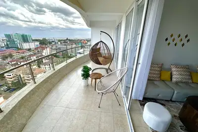 Image de Nairobi Skyline City View. Pent house City view Nairobi Kilimani