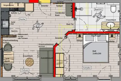 Image de Appartment Jenner für 2 - 4 Personen, 40 qm, Balkon