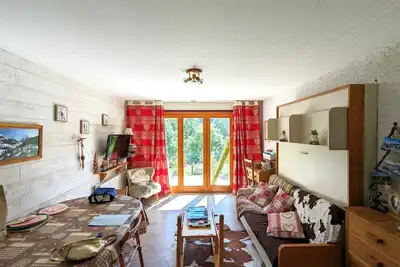 Image de Appartement 6 pers, proche pistes, terrasse et parking inclus à La Clusaz