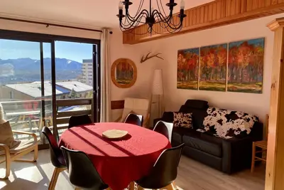 Image de Les Angles - Appartement T3 - 6 pers - Balcon, PoĂŞle Ă Bois, Parking