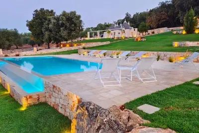 Image de Borgo Petra, trulli with infinity pool for exclusive use and private garden