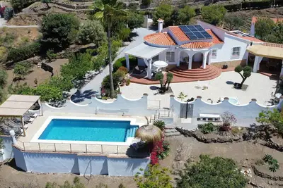 Image de Casa la Flor, Villa With Seaview in Sayalonga/ Region Malaga