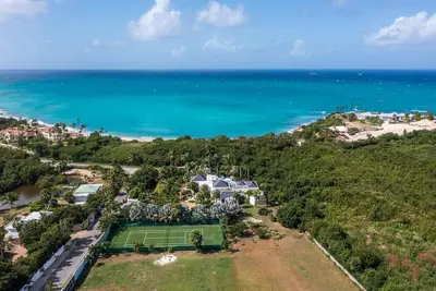Image de Les Palmiers Bleus in Terres Basses by Personal Villas -Asymmetric Overflow Pool
