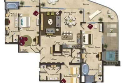 Image de Garza Blanca Preserve Pv Three Bedroom - Other Units: Studio To 3 Br Available
