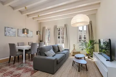 Image de Charming and luxurious apartment in the best location in Barcelona. Enjoy the Mediterranean weather in its great terrace.