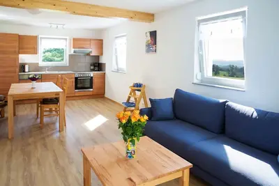Image de Maison de vacances 'Haus 1, 80 Qm, 2 Schlafzimmer' avec terrasse privée, jardin partagé et Wi-Fi