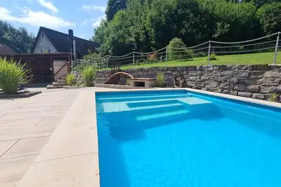 Image de FeWo-Trubachtal with pool, playground and archery
