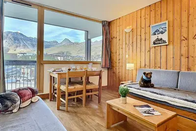 Image de Studio 4 pers avec parking, Tignes