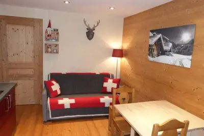 Image de Studio 2 cabines pour 4 personnes avec balcon à Valloire