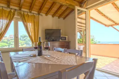 Image de Joli appartement pour 6 personnes avec climatisation, Wifi, piscine, Tv, terrasse et parking