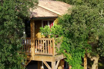 Image de Rare et insolite, Chalet Perché tout confort à Labenne Océan pour 4 personnes
